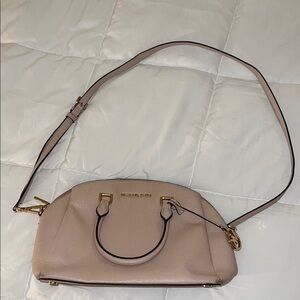 Michael Kors Tan Leather Shoulder Bag